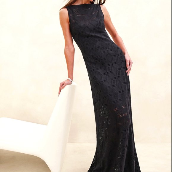 Banana Republic Dresses & Skirts - *BNWT* BANANA REPUBLIC LEXIA LACE MAXI DRESS, Black, Size Xs
